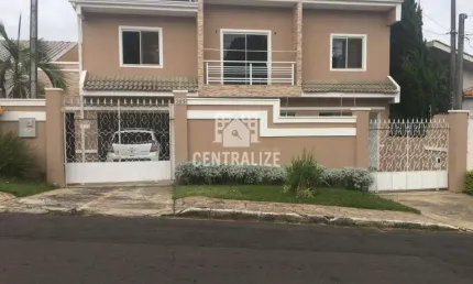 Sobrado com 5 dormitórios à venda, neves, ponta grossa - pr
