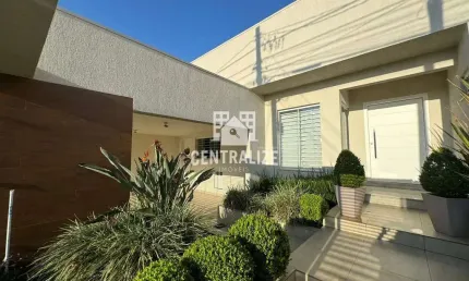 Casa com 3 dormitórios à venda, nova rússia, ponta grossa - pr