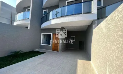 Sobrado com 3 dormitórios à venda, oficinas, ponta grossa - pr