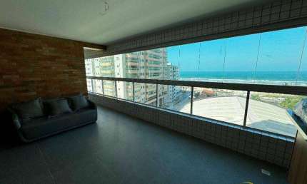 Apartamento 3 dormitórios com 2 suítes à venda por R$ 1.250.000 - Aviação - Praia Grande/SP