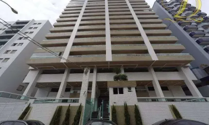 Apartamento novo 03 dormitórios sendo 01 suíte, em Praia Grande na Vila Guilhermina. Aceita financiamento Direto