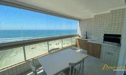 Apto alto padrão 3 dorm(s), sendo3 suíte, 2 vagas, vista frente mar, aviação em praia grande – sp
