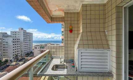 Apartamento com 1 dormitório à venda, 48 m² por R$ 350.000 - Aviação - Praia Grande/SP