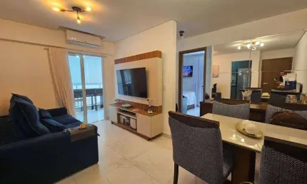 Apartamento com 1 dormitório à venda, 56 m² por R$ 465.000 - Canto do Forte - Praia Grande/SP