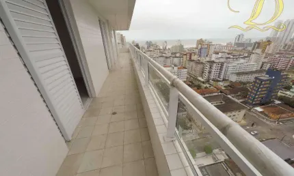 Apartamento com 3 dormitórios à venda, 140 m² - financia direto- - canto do forte - praia grande/sp
