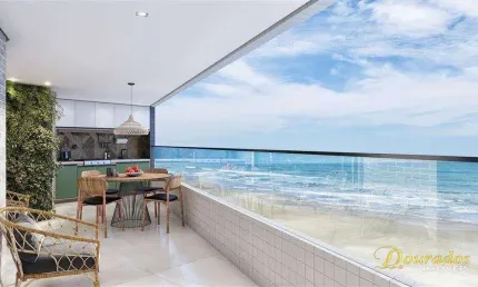 Apto de1 dormitório em Construção - Frente mar! Apenas 30.400,00 de entrada