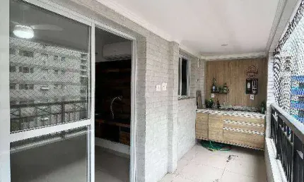 Apartamento com 1 dormitório à venda, 60 m² por R$ 460.000 - Vila Guilhermina - Praia Grande/SP