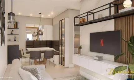 Apartamento com 2 dormitórios à venda, 61 m² por R$ 451.731 - Vila Guilhermina - Praia Grande/SP