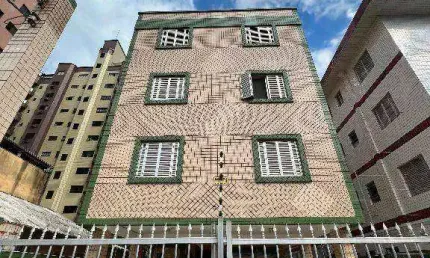 Kitnet com 1 dormitório à venda, 32 m² por r$ 195.000,00 - boqueirão - praia grande/sp