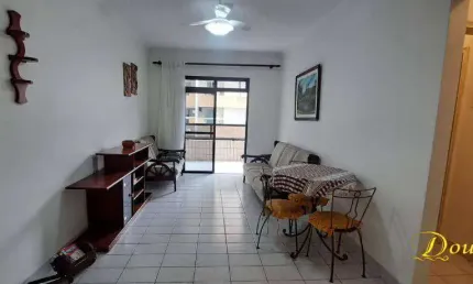 Apto de 2 dorm(s), sendo1 suíte, 80m², sacada frente rua, aviação em praia grande.