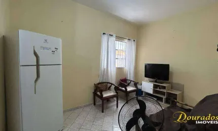 Apto de 1 dormitório, 1 vaga, andar térreo na aviação em praia grande sp.
