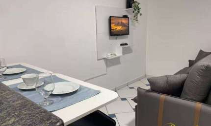Kitnet Reformada e mobiliada, 38 m², 1 vaga, Tupi - Praia Grande SP