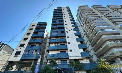 Apartamento com 1 dormitório à venda, 57 m² por R$ 335.000,00 - Guilhermina - Praia Grande/SP