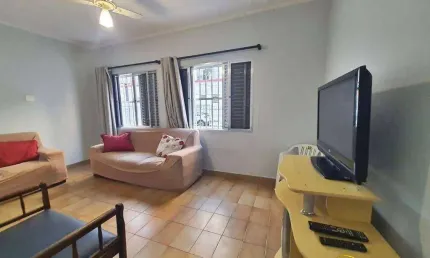 Apto  térreo de 1 dormitório com 51m² na tupi em praia grande sp.