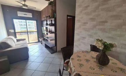 Apto de 2 dorm(s), sendo 1 suíte, mobiliado, na Aviação em Praia Grande SP.