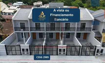 Sobrado geminado a venda na cidade de porto belo/sc, no bairro centro. casa com 157m², 3 suítes e 1vaga de garagem. bem localizado