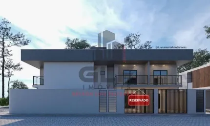 Casa Sobrado Geminada à venda na cidade de Itapema/SC no bairro Morretes, com 2 Suítes e 1 Vaga de Garagem. Bem localizado perto da Praia de Itapema