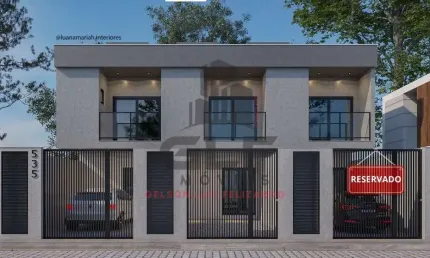 Casa Sobrado Geminado à venda em Itapema/SC no bairro Alto São Bento, com 2 Suítes e 1 Vaga de Garagem. Bem localizada a 1.200 Metros do Mar
