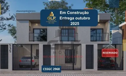 Casa sobrado geminado à venda em itapema/sc no bairro alto são bento, com 2 suítes e 1 vaga de garagem. bem localizada a 1.200 metros do mar