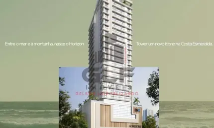 Lançamento Apartamento Flat Alto Padrão em Itapema/SC na Meia Praia, com 1 suíte e 1 vaga de garagem. Ótimo investimento.