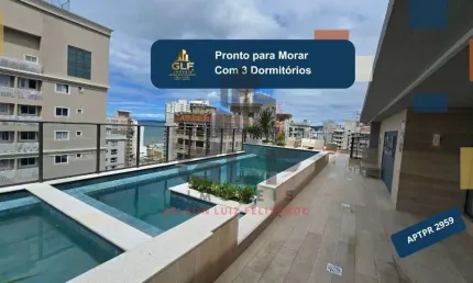 Apartamento novo e pronto para morar na cidade de itapema/sc, r$ 340.000 de entrada e saldo em 87 vezes sem reforço, 1 vaga, 1 suíte, lazer completo.