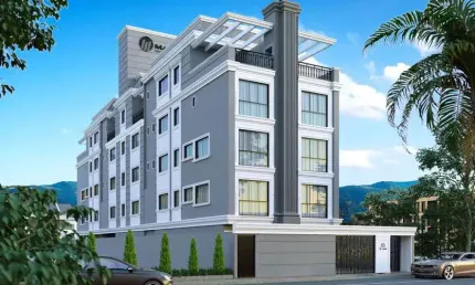 Vó lourdes residence, apartamentos em construção, na cidade de bombinhas/sc. lazer completo e vista panorâmica