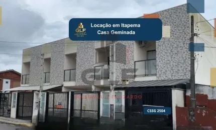 Para locação, casa sobrado na cidade de itapema/sc no bairro morrete, com 2 suítes, 3 banheiros e 1 vaga de garagem. a 1.600 metros do mar.