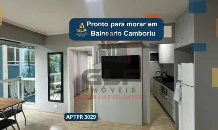 Apartamento bem localizado em balneario camboriu, apartamento conta com 43,23, próximo a praia