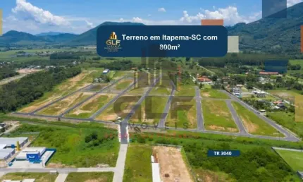 Terreno a venda na cidade de itapema/sc no bairro morretes, com metragem de 400 m² condições de pagamento 700mil avista ou 370mil cada um separado
