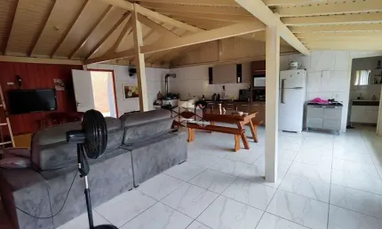 Casa em sítio com 3 dormitórios/ quartos em águas mornas sc,  à venda por r$ 400.000,00.