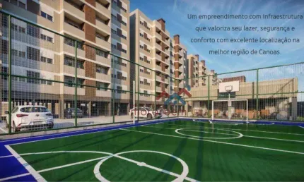 Apartamento à venda, 51 m² por r$ 239.000,00 - estância velha - canoas/rs