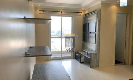 Apartamento com 2 dormitórios para alugar, 49 m² por R$ 3.500,00/mês - Vila Gonçalves - São Bernardo do Campo/SP