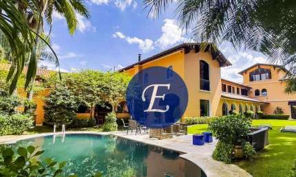 Casa para comprar com 5 quartos(5 suítes), quadra tênis, 1.599 m²  - Jardim Guedala SP