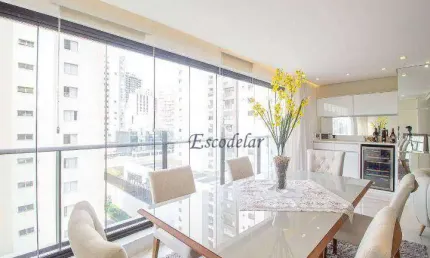 Apartamento com 3 dormitórios à venda, 103 m² por r$ 2.300.000,00 - campo belo - são paulo/sp