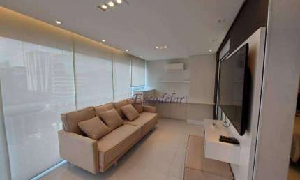 Apartamento com 1 dormitório para alugar, 54 m² por R$ 12.032,90/mês - Itaim Bibi - São Paulo/SP