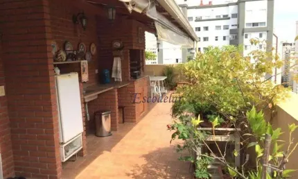 Cobertura com 4 dormitórios à venda, 445 m² por r$ 2.400.000,00 - campo belo - são paulo/sp