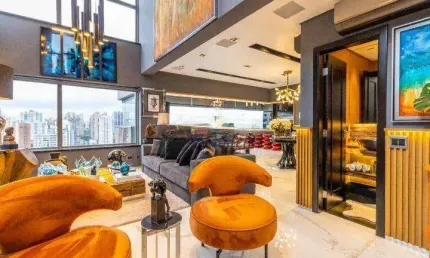 Cobertura com 3 dormitórios à venda, 320 m² por r$ 9.000.000,00 - campo belo - são paulo/sp