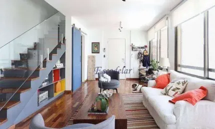 Cobertura com 2 dormitórios à venda, 220 m² por r$ 3.980.000,00 - vila madalena - são paulo/sp