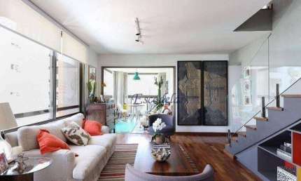 Cobertura com 2 dormitórios à venda, 220 m² por R$ 3.980.000,00 - Vila Madalena - São Paulo/SP