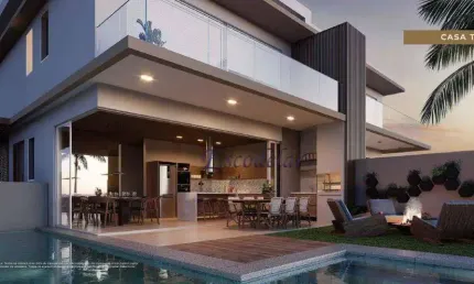 Casa com 4 dormitórios à venda, 397 m² por R$ 5.500.000,00 - Riviera de São Lourenço - Bertioga/SP