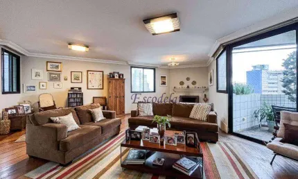 Apartamento com 3 dormitórios à venda, 200 m² por r$ 2.400.000,00 - moema - são paulo/sp