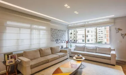 Apartamento com 3 dormitórios à venda, 216 m² por r$ 3.900.000,00 - jardim américa - são paulo/sp