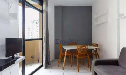 Apartamento com 1 dormitório à venda, 40 m² por r$ 490.000,00 - indianópolis - são paulo/sp