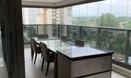 Apartamento com 4 dormitórios à venda, 192 m² por r$ 3.590.000,00 - campo belo - são paulo/sp
