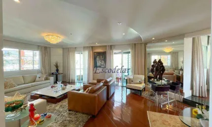 Apartamento com 4 dormitórios à venda, 357 m² por r$ 5.250.000,00 - moema - são paulo/sp
