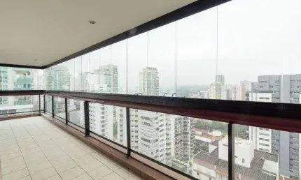 Apartamento com 3 dormitórios para alugar, 243 m² por R$ 19.000,00/mês - Campo Belo - São Paulo/SP