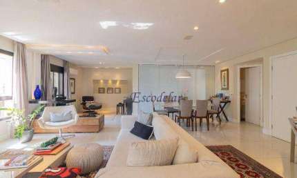 Apartamento com 2 dormitórios para alugar, 177 m² por R$ 16.250,00/mês - Campo Belo - São Paulo/SP