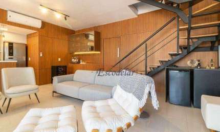 Apartamento Duplex com 2 dormitórios para alugar, 105 m² por R$ 14.890,00/mês - Brooklin Novo - São Paulo/SP
