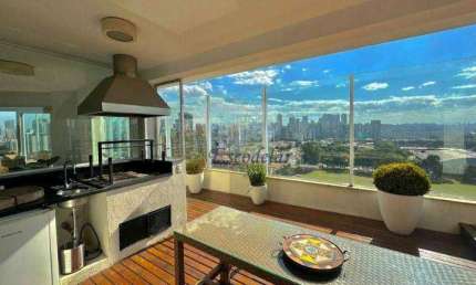 Cobertura com 4 dormitórios para alugar, 420 m² por R$ 52.109,17/mês - Brooklin - São Paulo/SP