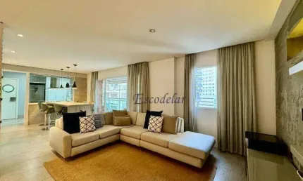 Apartamento reformado mobiliado 2 suítes varanda 3 vagas vila olímpia/itaim  sp